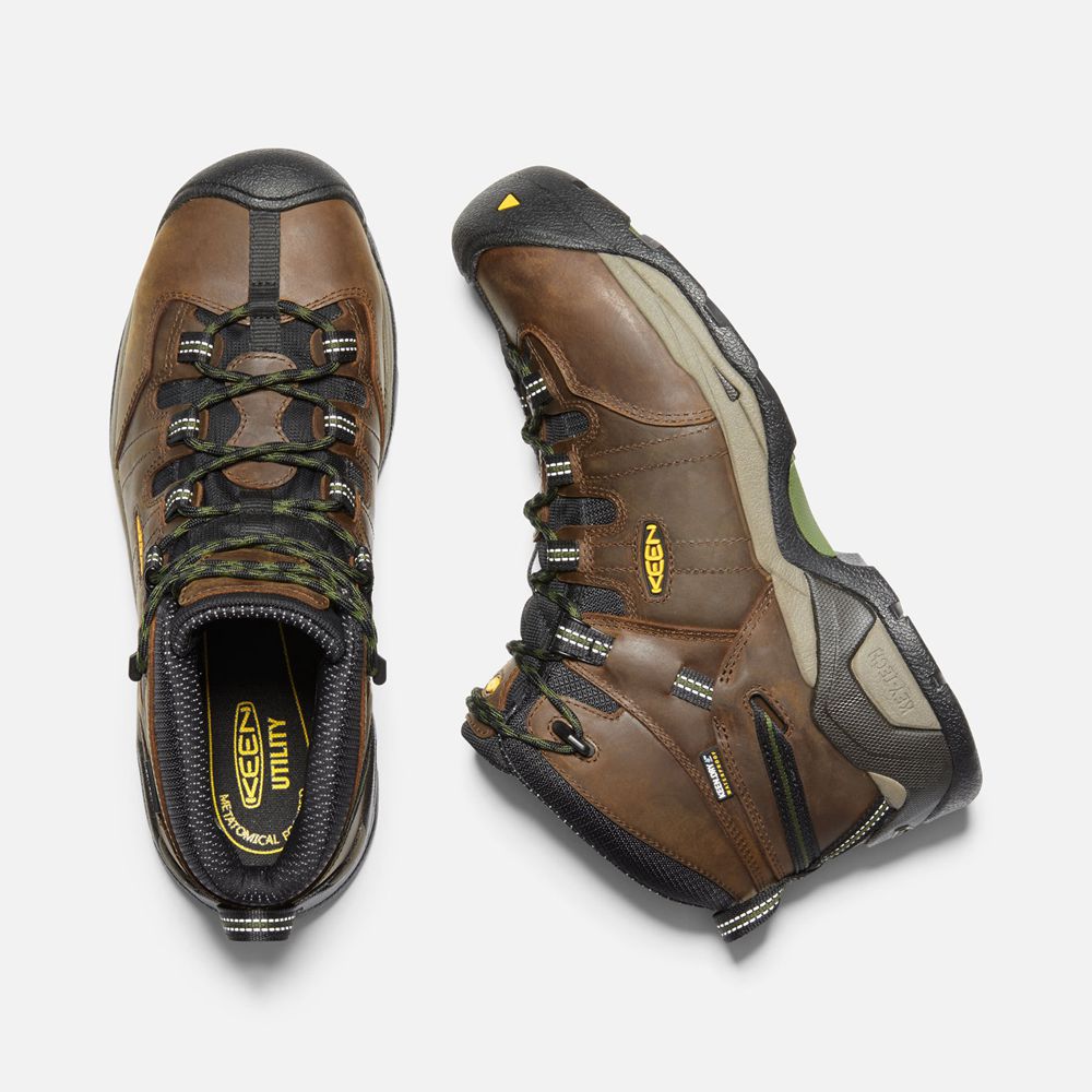 Keen Arbetskängor Herr Bruna - Detroit Xt Waterproof (Steel Toe) - 157389OPL